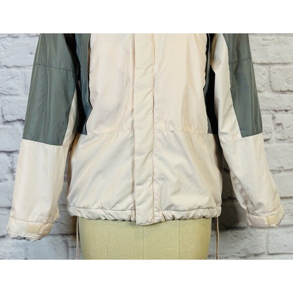 Steve & Barry's‎ Girls Jacket Coat Midweight Pink Gray Hood Zip Pockets Sz 18-20 - Picture 7 of 12